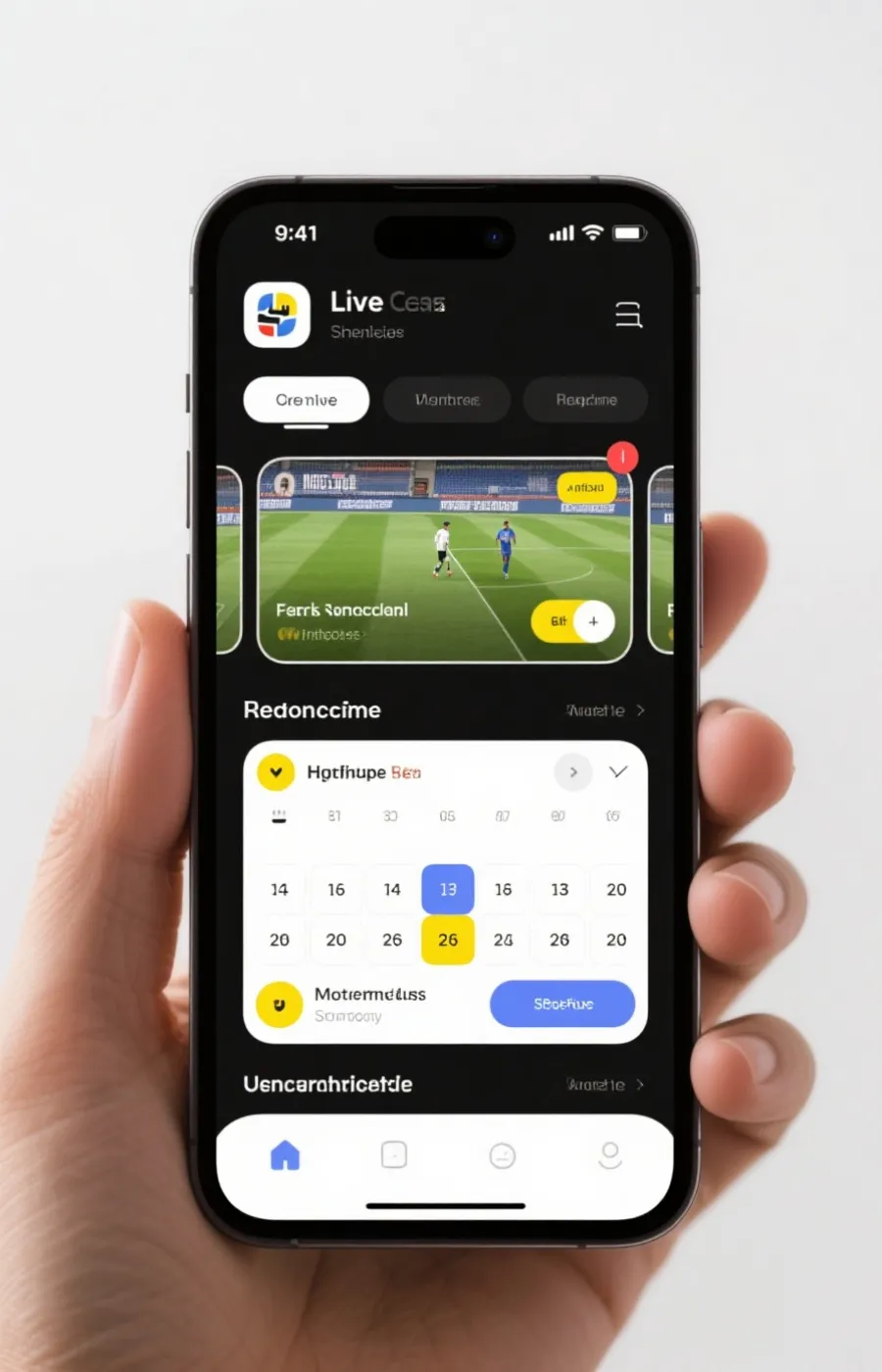 世界杯官方App界面预览